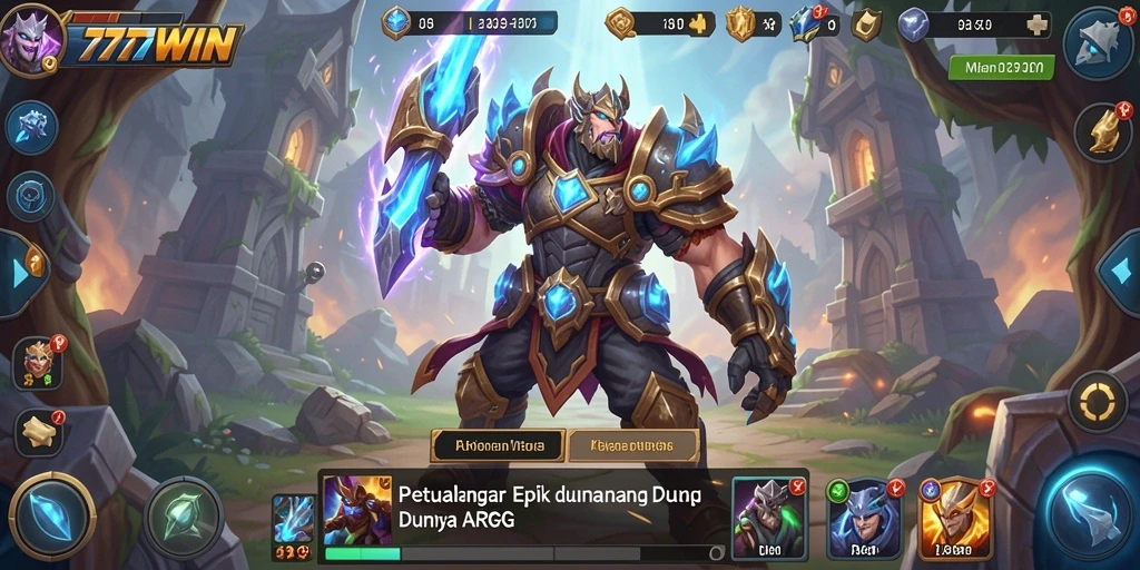 Gameplay seru dalam dunia fantasi ARPG 777WIN.