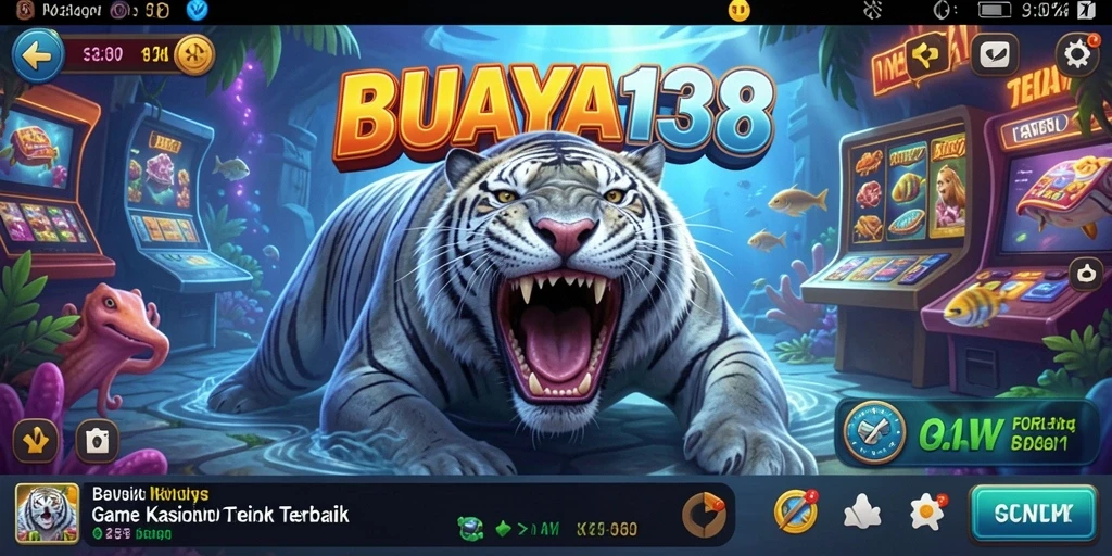 Tampilan mengagumkan dari gameplay Kasino di BUAYA138.