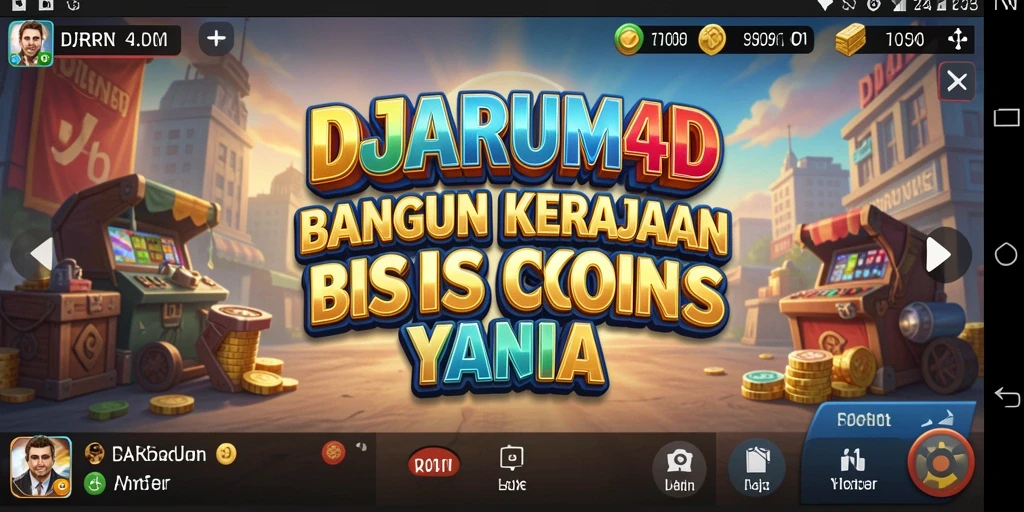 Tangkapan layar menunjukkan gameplay seru dan interaktif di DJARUM4D.