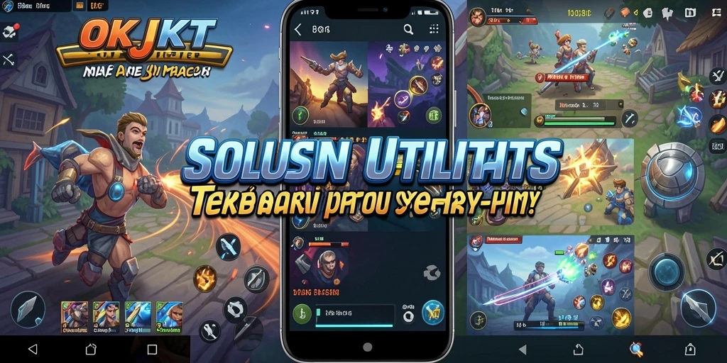 Tampilan utama OKJKT yang memudahkan akses ke berbagai fitur utilitas.