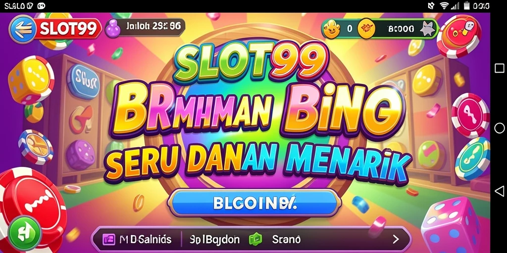 Tampilan gameplay seru di SLOT99 dengan berbagai tema Bingo.