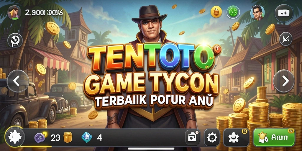 Tampilan gameplay TENTOTO yang menarik dan interaktif.