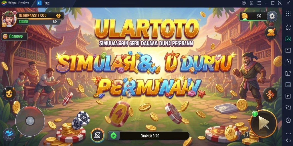 Screenshot gameplay ULARTOTO yang menampilkan simulasi mendebarkan.