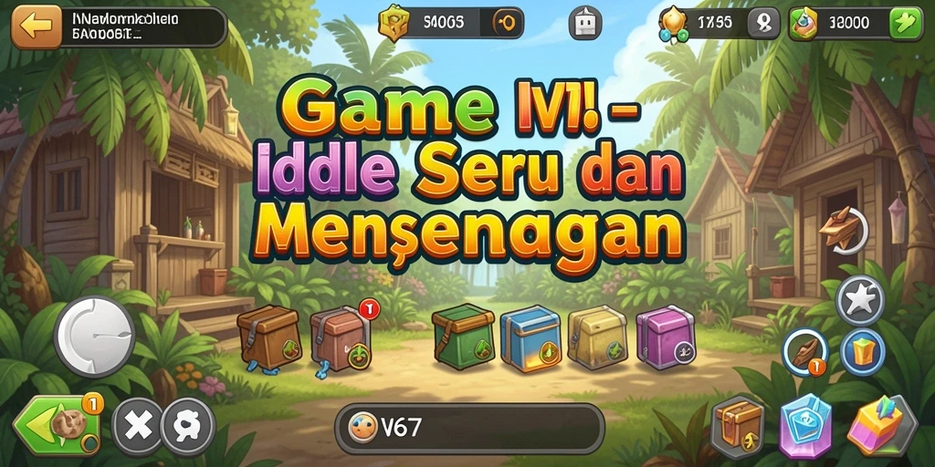 Tampilan gameplay menarik dengan aksi manajemen sumber daya.