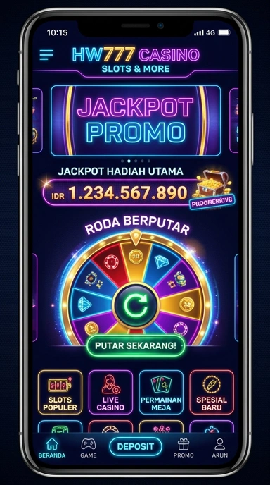 Tampilan antarmuka hw777 yang menarik dan mudah digunakan.